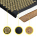 Мат для иглоукалывания  4FIZJO Eco Mat XL Аппликатор Кузнецова Black/Gold - фото №3
